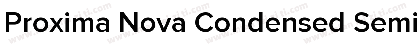 Proxima Nova Condensed Semibold字体转换